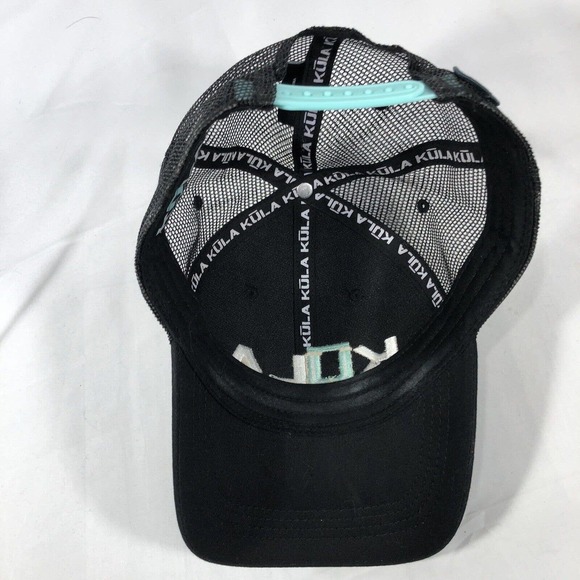 KULA HAT CAP SNAPBACK ADJUSTABLE BLACK ONE SIZE FITS MOST EMBROIDERED OSFM - Picture 9 of 12